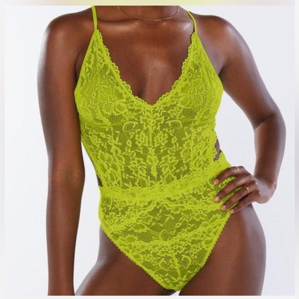 Savage X Fenty Lime Lace Bodysuit